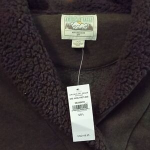 American Eagle Dark Brown V-Neck Sweater